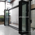 Alumínio quebra térmica 8 painéis lowes bi bi dobrável ao ar livre porta